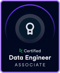 DataCamp Data Engineer Associate Certification badge