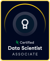 DataCamp Data Scientist Associate Certification badge