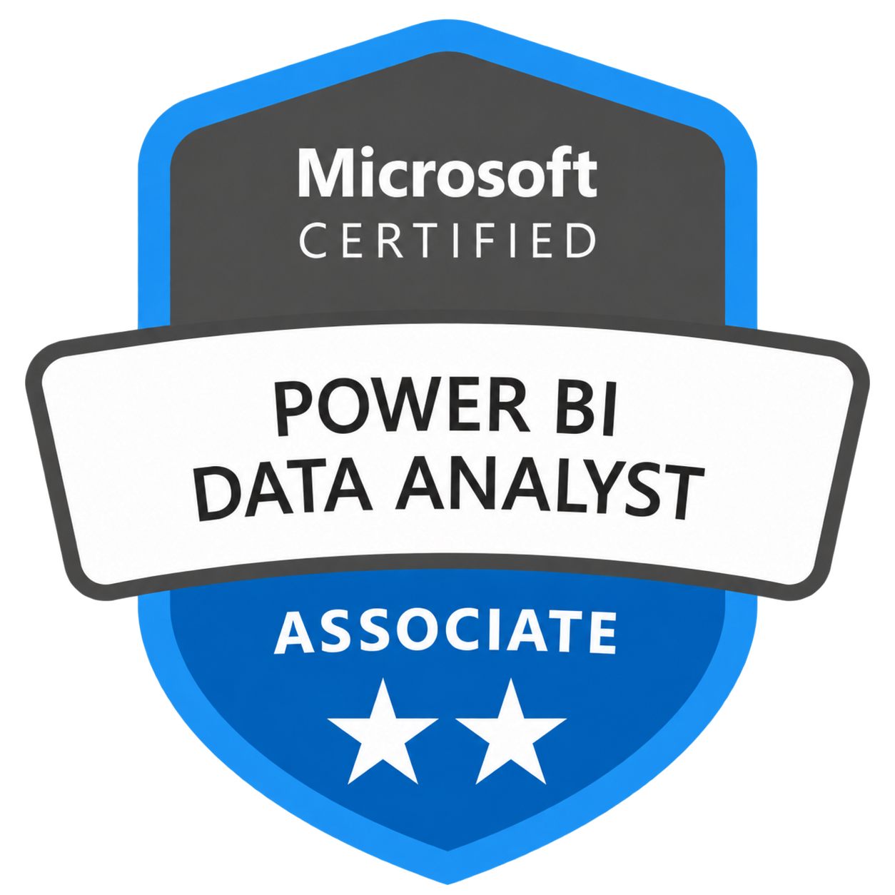 Microsoft Certified Power BI Data Analyst Associate Certification badge
